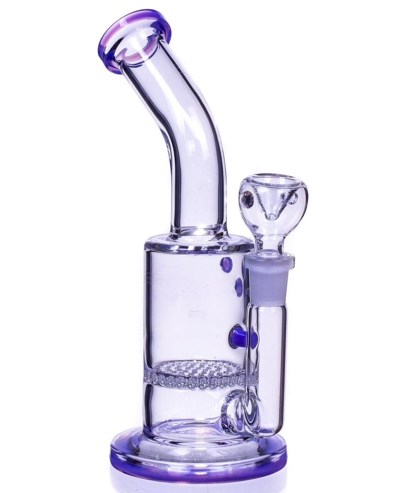 TTB - Honeycomb Dry Purple Bong (7in)